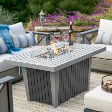 A luxury patio requires a respective patio table with a fire pit. Buy Outdoor Dining Table With Fire Pit Costco Off 66