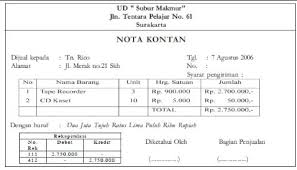 Faktur adalah suatu perhitungan penjualan barang yang dilakukan secara kredit, yang dibuat oleh pihak penjual lalu disampaikan kepada pihak konsumen atau pembeli. 12 Contoh Bukti Transaksi Dan Pengertian Transaksi Terlengkap Pelajaran Sekolah Online