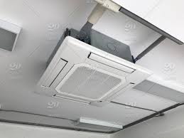 The other part is sheer power. Ceiling Type 4 Directions Air Vent System Hanging Air Conditioner Unit In A Modern Office Building Stock Photo Ba279f46 47d7 4b5e 9a59 4440f0528d8f
