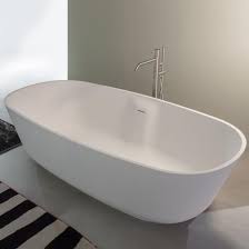 Free shipping on most orders! Antoniolupi Baia Freistehende Oval Badewanne Weiss Matt Ablaufgarnitur Chrom Baia Reuter