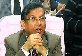 Law Minister Anisul Huq talks to journalists after nearly a one-hour meeting with the British envoy at his office in the Secretariat. - anisul-huq