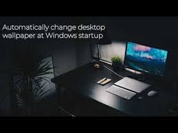 change desktop wallpaper automatically