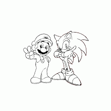 All you need to fret about are choosing colors you want! Sonic And Mario Pictures Coloring Home