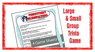 🎄❤️✨ watch the new trail. Christmas Elimination Trivia Game Printable Holiday Game