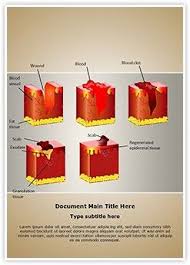 Dermatology Wound Healing Ms Word Template Is One Of The