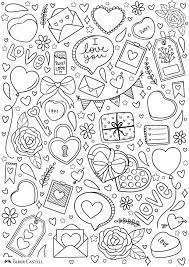 Coba semua jenis warna serta berbagai jenis kuas. Template Mewarnai Gambar Tema Valentine