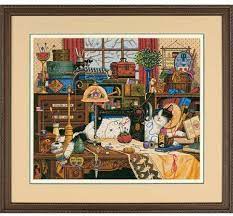 See more ideas about cross stitch, stitch, cross. Dimensions Maggie The Messmaker Cross Stitch Kit 3884 123stitch