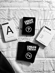 It's like the trivia that plays before the movie starts at the theater, but waaaaaaay longer. Buy Urban Trivia Game Black Trivia Card Game For The Culture Fun Trivia On Black Tv Movies Music Sports Growing Up Black Great Trivia For Adult Game Nights And Family Gatherings