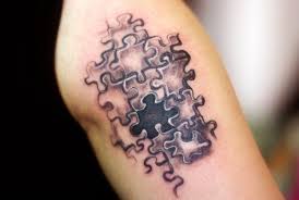 Black And White Puzzle Piece Tattoo Puzzle Tattoo Puzzle Piece Tattoo Puzzle Tattoos Pieces Tattoo