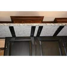 Putting a new face on old cabinetry is a remodeling technique that saves money while updating the look of your kitchen. Federal Brace Provencial 12 In Black Hidden Cabinet Bracket 40112 The Home Depot