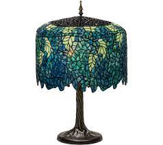 Hot promotions in wisteria lamp on aliexpress if you're still in two minds about wisteria lamp and are thinking about choosing a similar product, aliexpress is a great place to compare prices and sellers. Meyda Tiffany Style 28 Wisteria Table Lamp Qvc Com