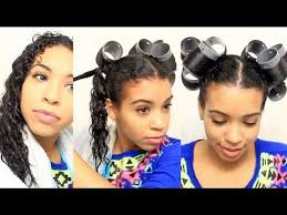 Curly Haircare Goodness 2 Ponytail Rollerset Experiment Silicon Mix Roller Set Natural Hair Super Hair Growth Roller Set Hairstyles