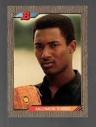 1992 Bowman Salomon Torres San Francisco Giants #584 Near Mint Gold