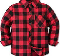 Amazon.com: Cromoncent Kids Long Sleeve Button Down Flannel ...