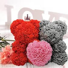 Always and forever flowers bear. Rose Teddy Bear Plush King Queen Heart Couple Wife Mom Royal Double Dan S Collectibles And More