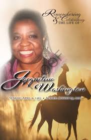 Jacqueline Washington Program