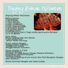 Daging Bakar Kelantan Special Recipes Malay Food Malaysian Food