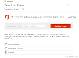Download Office 2013 Language Packs Free Change Office 2013 Display Language Repair Windows