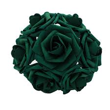 Unique wedding centerpieces wedding reception flowers floral centerpieces wedding bouquets wedding day wedding blog centerpiece ideas lavender centerpieces floral decorations. 50 Pcs Artificial Flowers Foam Roses For Bridal Bouquets Wedding Centerpieces Kissing Balls Emerald Buy Online In Aruba At Aruba Desertcart Com Productid 39487296