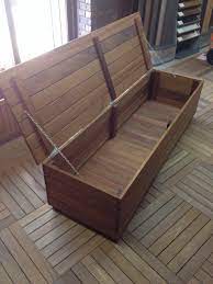 To use even more space, pair an äpplarö storage bench made with durable, rustic acacia wood with a wooden wall panel that can double as a wall planter. Outdoor Benches Sitzbank Mit Stauraum Aussensitzbank Aussenbanke