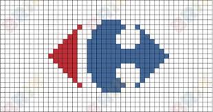 Carrefour Pixel Art Pixel Art Lego Art Pixel Art Design