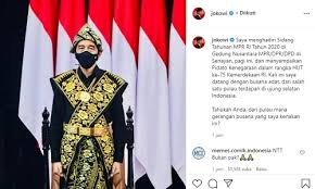 Jun 14, 2021 · renungan harian katolik, senin 14 juni 2021: Jokowi Pakai Baju Adat Suku Sabu Ntt Saat Pidato Kenegaraan