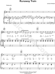 Soul Asylum Runaway Train Sheet Music In C Major Download Print Sku Mn0137454