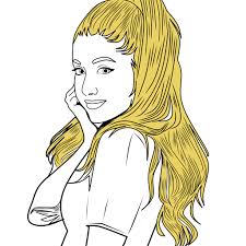 Download onto any device and either colour right on your device or print off and colour her yourself. Ariana Grande Coloring Book Apps Bei Google Play