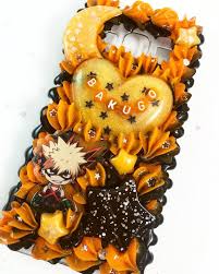 Custom Bakugo Heroacademia Anime Kawaii Decoden Animegirls Kawaii Phone Case Anime Decor Diy Phone Case
