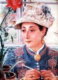 Portrait of a Girl in a Pink Bonnet