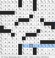 Maybe you would like to learn more about one of these? Rex Parker Does The Nyt Crossword Puzzle Online Provocateur Wed 3 17 21 1967 Hit That Starts Well My Pad Is Very Messy And There S Whiskers On My Chin One Hanging