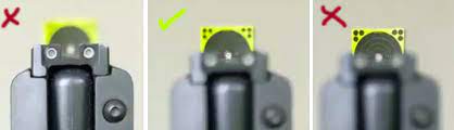 It takes some practice, but it's well worth the effort to learn how to aim with any and all sorts of gun sights. How To Aim A Pistol With 3 Dot Sights Beginner Marksmanship Guide
