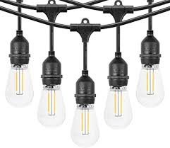 Maybe you would like to learn more about one of these? Amazon Com Bulbeats 48ft Led Outdoor String Lights 15 Hanging E26 Sockets Waterproof Patio Lights 2200k Warmwhite Ul Polar Plug Hanging In Cafe Bistro Gazebo Garden Backyard Light Bulbs Include Garden