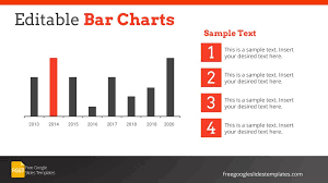 Corporate Editable Bar Charts Google Slides Template Free