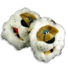 Padders Inc Infant And Toddler Boys Tiger Slippers Ivory Brown 11886 Small Padders 11 90 Machine Washable Padders Tiger Slippers Toddler Boys Slippers