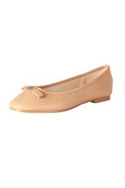 solly footwear allen solly beige ballerinas for women at allensolly com