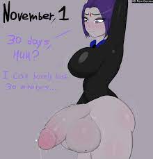 Raven's No Nut November comic porn 