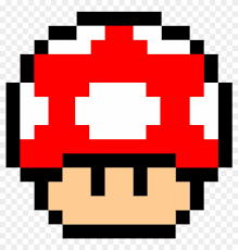 Mario mushroom wooden pixel wall art. Mario Mushroom Pixel Clipart 411963 Pikpng