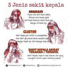 Ingatkan ari selasa, punya aa keje jer, sampai hari pun dah lupa… wahahaha. Kepala Berdenyut Pening Mencucuk Cucuk Rasanya Waspada Gejala Sakit Ini