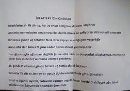 anne sutu ile ilgili ilk 6 ay oneriler anne
