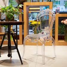 Gather around the table with comfortable dining room chairs. Clear Plastic Dining Chairs Kitchen Dining Room Furniture The Home Depot