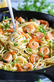 This Garlic Shrimp Scampi Pasta Is So Simple And Delicious You Won T Believe It Only Takes 25 Minutes To Shrimp Scampi Pasta Scampi Pasta Garlic Shrimp Scampi
