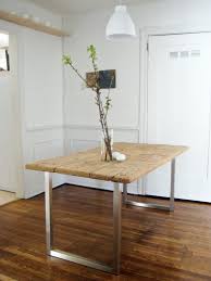 So how can we forget about the new fashionable ways to recycle the pallets, presenting here this diy pallet table with metal legs, an all new pallet and metal table design that will be more stable than ordinary mass of tables! Diy An Old Meets New Dining Table For Under 125 Remodelista