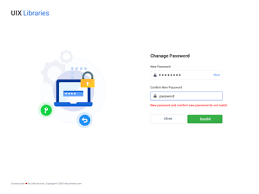 You are taken to a page, confirming that your email address has been changed and a verification email has been sent. Change Password Designs Themes Templates And Downloadable Graphic Elements On Dribbble