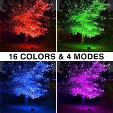 60w Rgb Dimmable Color Changing Floodlight With Remote Control Outdoor Onforuleds Led Flood Lights Flood Lights Led Flood