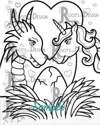 Check spelling or type a new query. Instant Download Coloring Page Dragon And Unicorn Family Etsy Coloring Pages Doodle Art Coloring Books