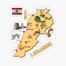 Tv9 malaysia online live stream. Map Of Lebanon Stickers Redbubble