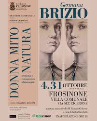 Dal 4 ottobre alla Villa "Donna Mito Natura". Dal 4 al 31 ottobre 2025 la  Villa comunale di Frosinone ospiterà la mostra “Donna Mito Natura”  dell'artista Germana Brizio, a cura di Martina