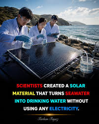 Solar desalination breakthrough converts ocean water into clean, waste-free, water
