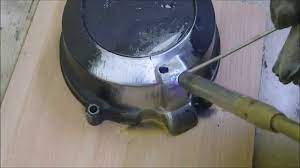 Welding Engine Cover With Durafix Aluminum Youtube